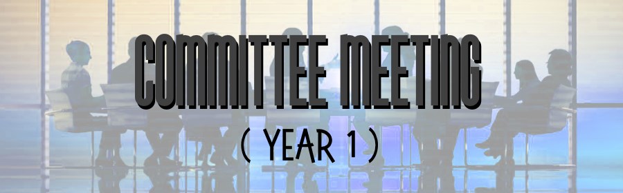 Garden Plaza Monthly Committee Meeting Year 1